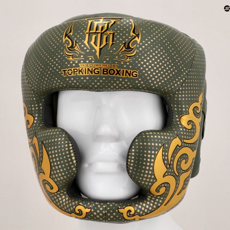 Casco da boxe Top King Kanok kaki 8