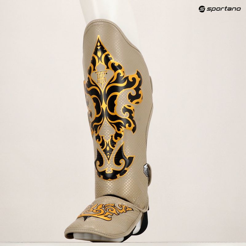 Protezioni per tibia e piede Top King Kanok beige 8