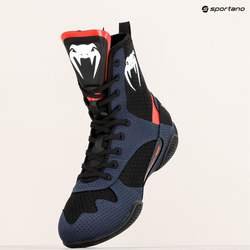 Stivali da boxe Venum Elite navy/nero 21
