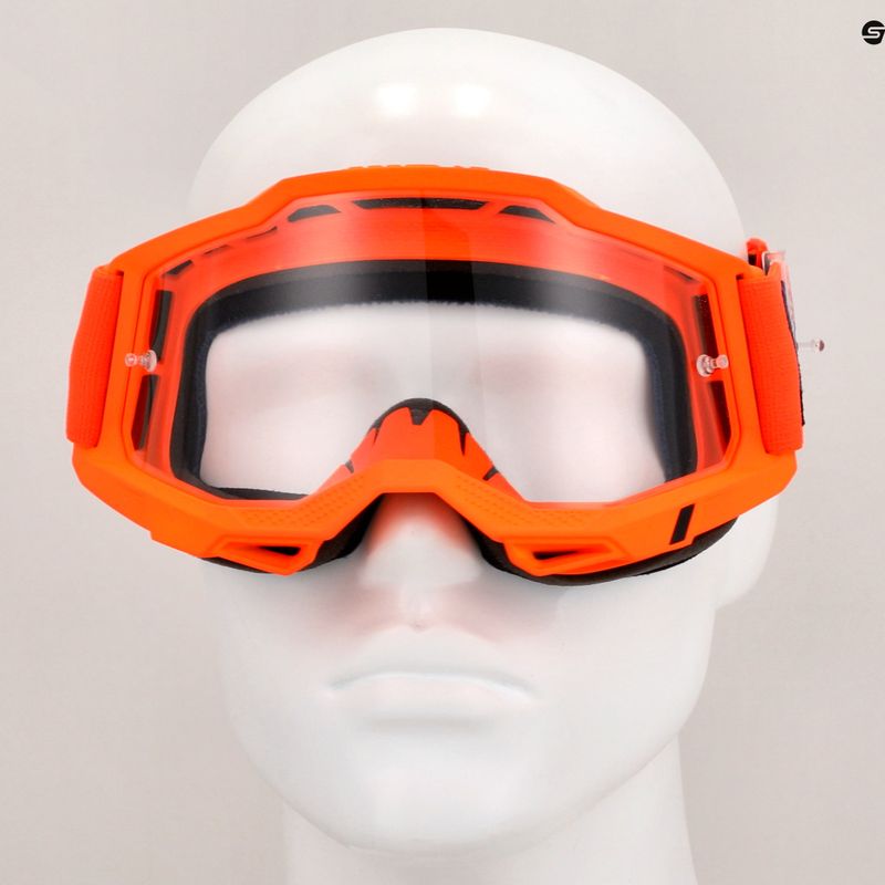 Occhiali da ciclismo 100% Accuri 2 50221-101-05 arancio/chiaro 7