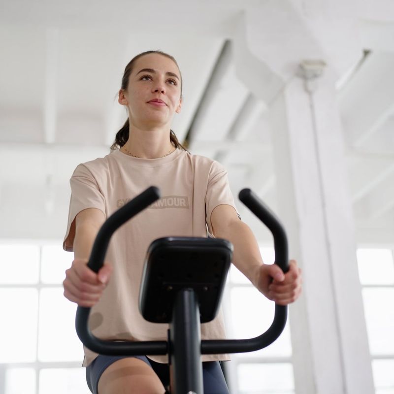 TREXO Hex 02 bicicletta stazionaria nera 17