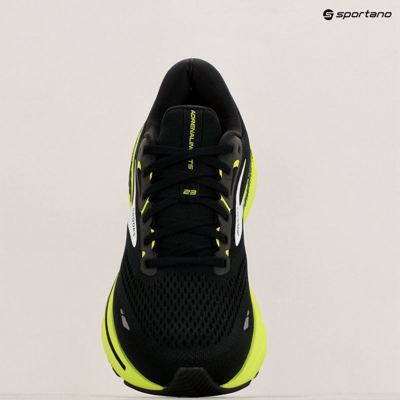 Brooks Adrenaline GTS 23 nero/verde/bianco scarpe da corsa da uomo 9