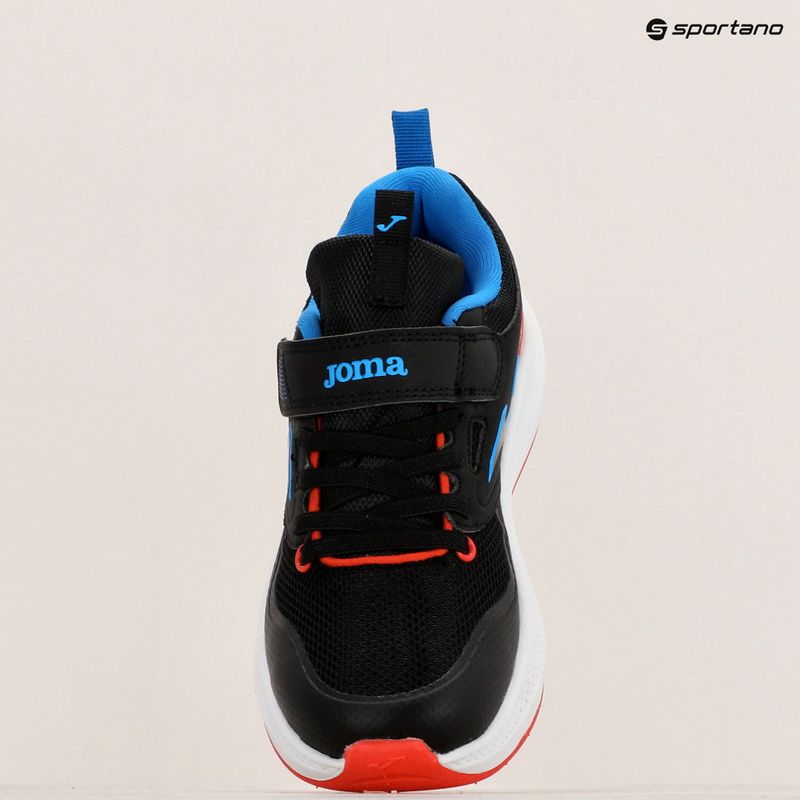 Scarpe da corsa Joma Ferro nero/rosso per bambini 9