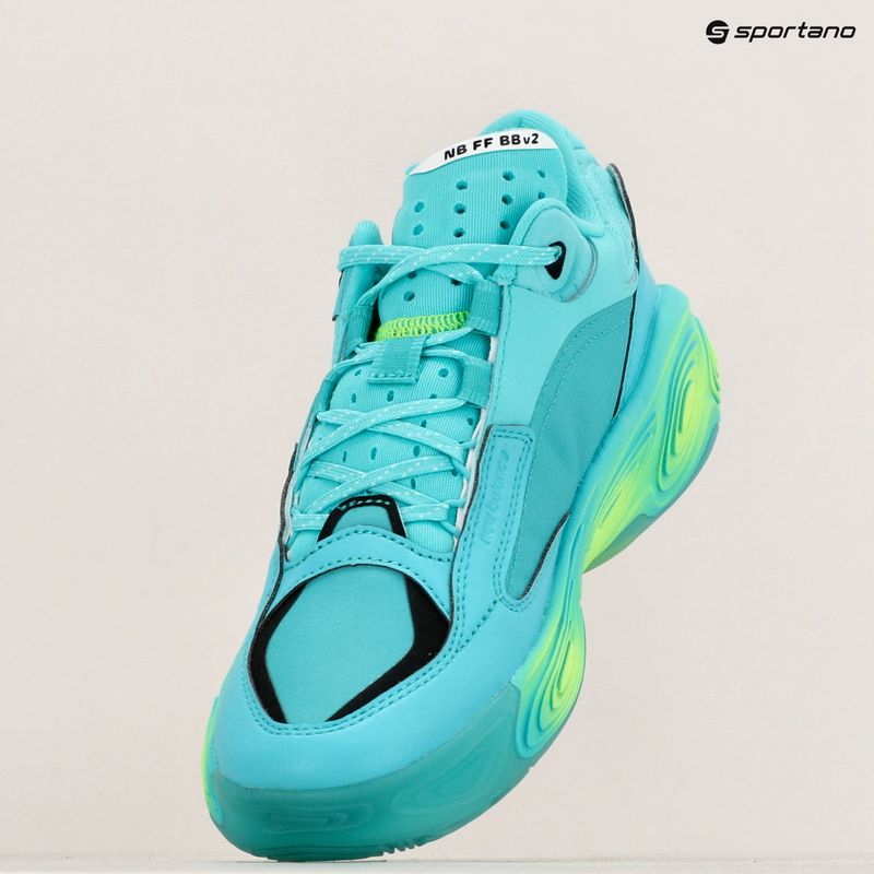 New Balance Fresh Foam BB v2 scarpe da basket verdi 9