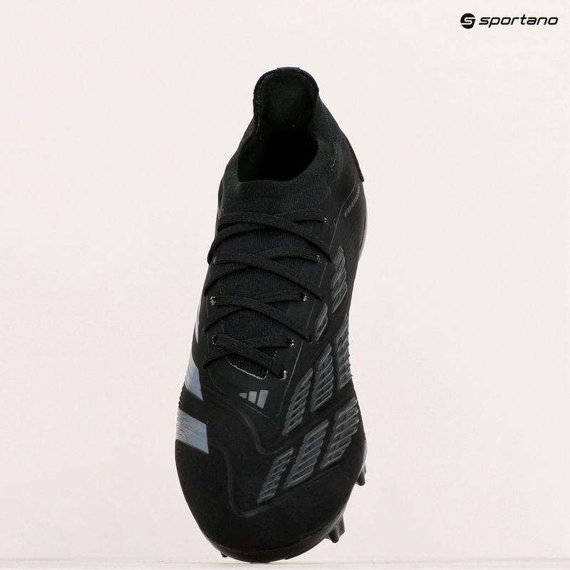 Scarpe da calcio adidas Predator Pro FG da uomo, nucleo nero/carbonio 10
