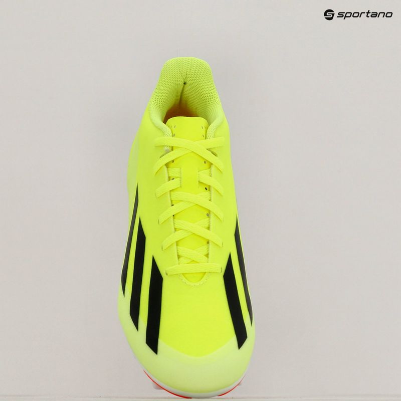 Uomo adidas X Crazyfast Club FxG squadra scarpe da calcio giallo solare / nucleo nero / cloud white 11