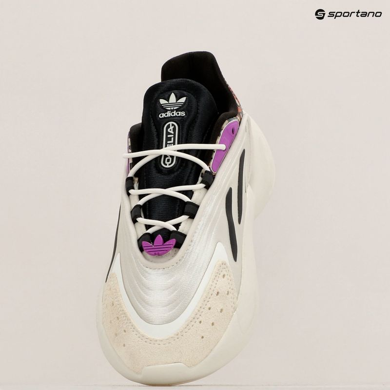 Scarpe da donna adidas Ozelia bianco sporco/nero scuro/shock purple 9