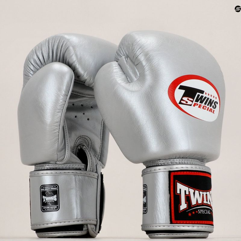 Guanti da boxe Twinas Special BGVL3 argento 7