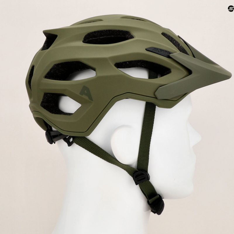 Casco da bici Alpina Carapax 2.0 oliva opaco 8
