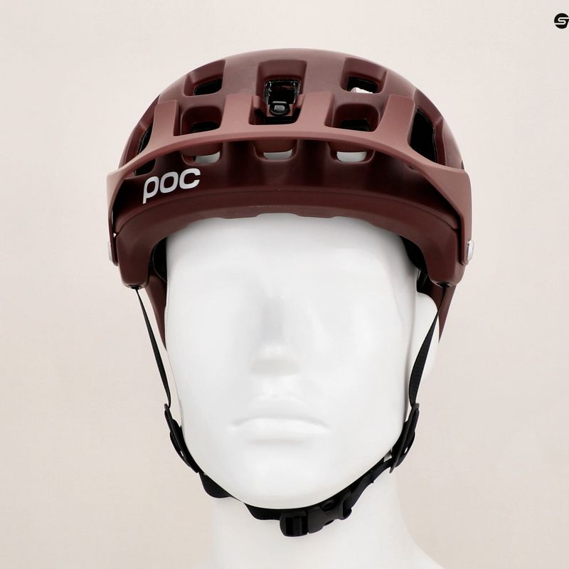 Casco da bici POC Tectal rosso granata opaco 7
