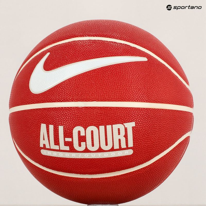 Nike All Court 8P sgonfio palestra basket rosso / fantasma / bianco dimensioni 7 6