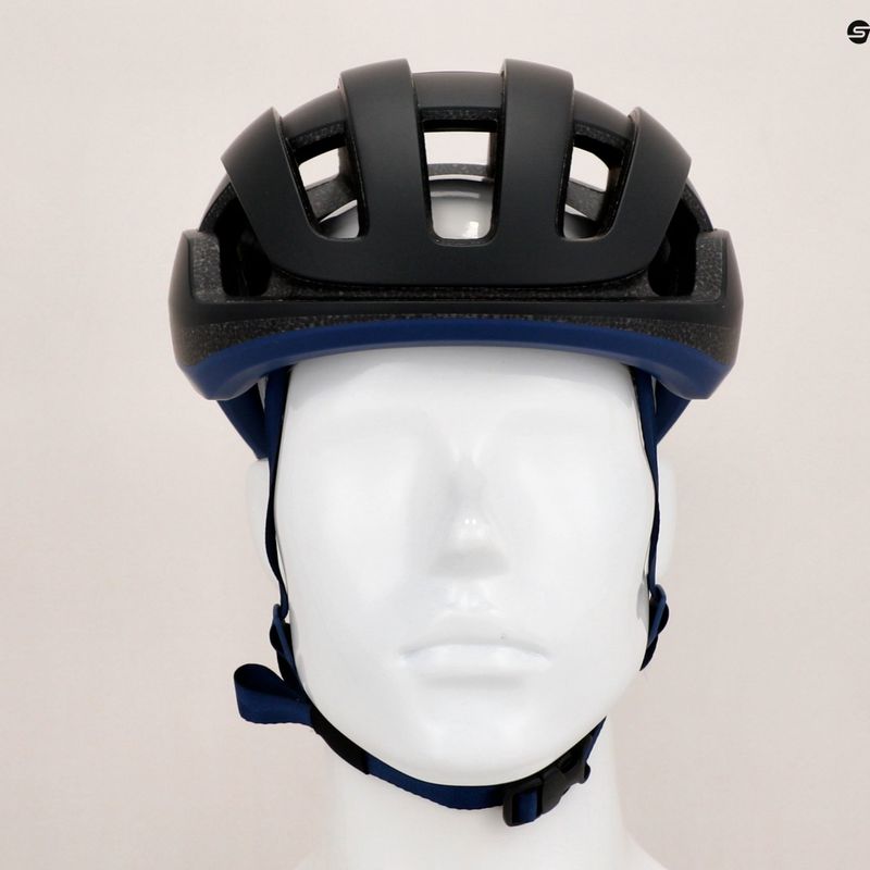 Casco da bici POC Omne Lite nero uranio/blu piombo opaco 7