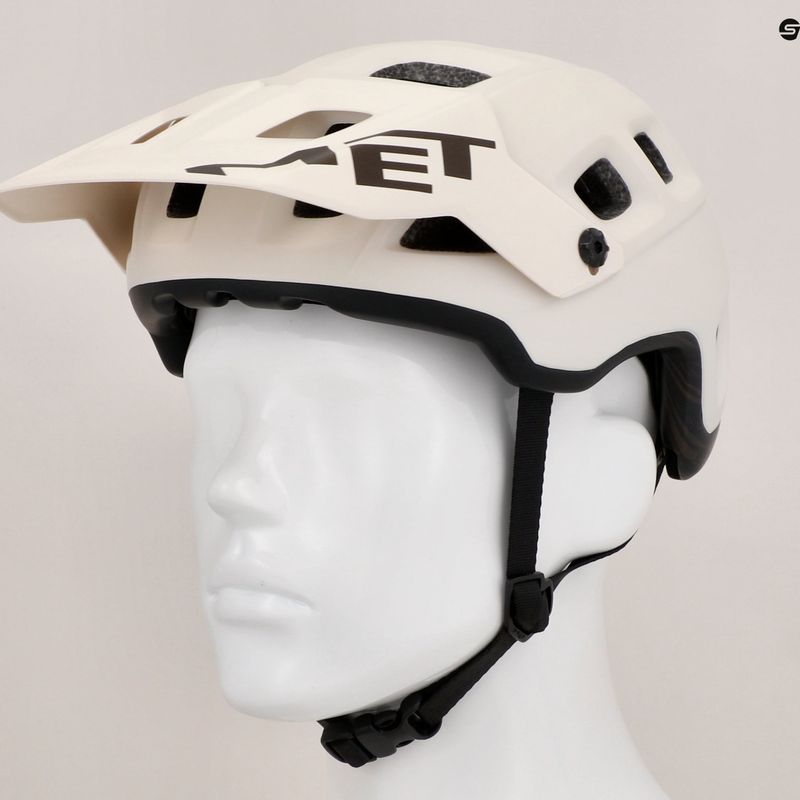 Casco bici MET Terranova bianco/bronzo opaco 9