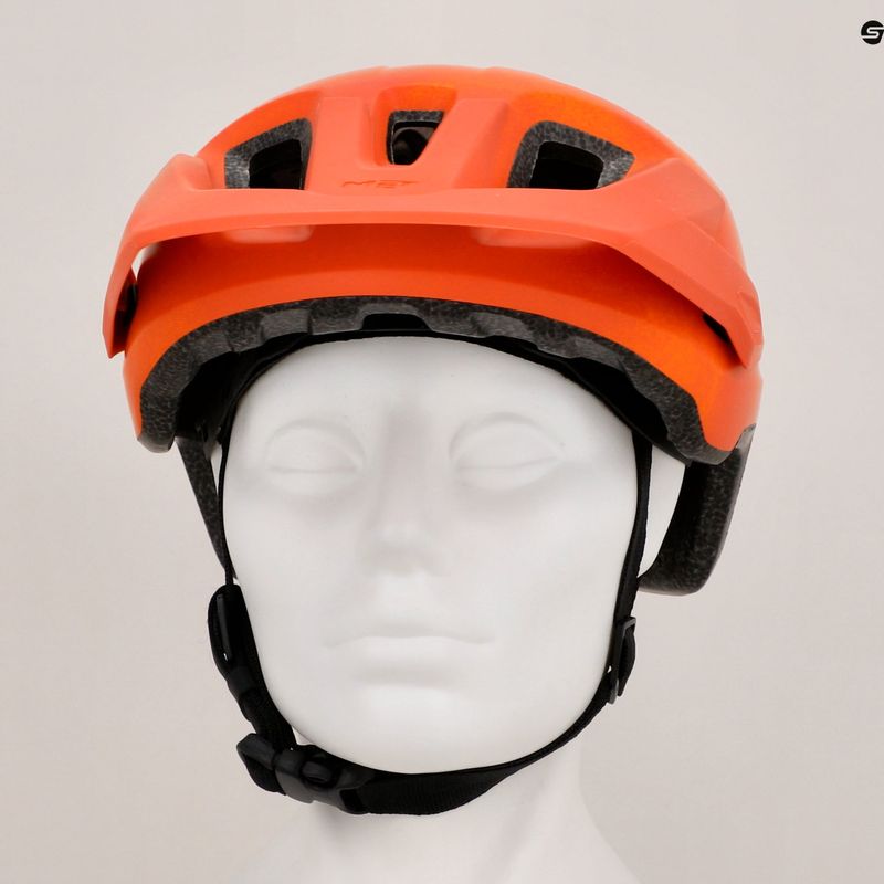 MET Echo casco da bicicletta arancione ruggine opaco 9