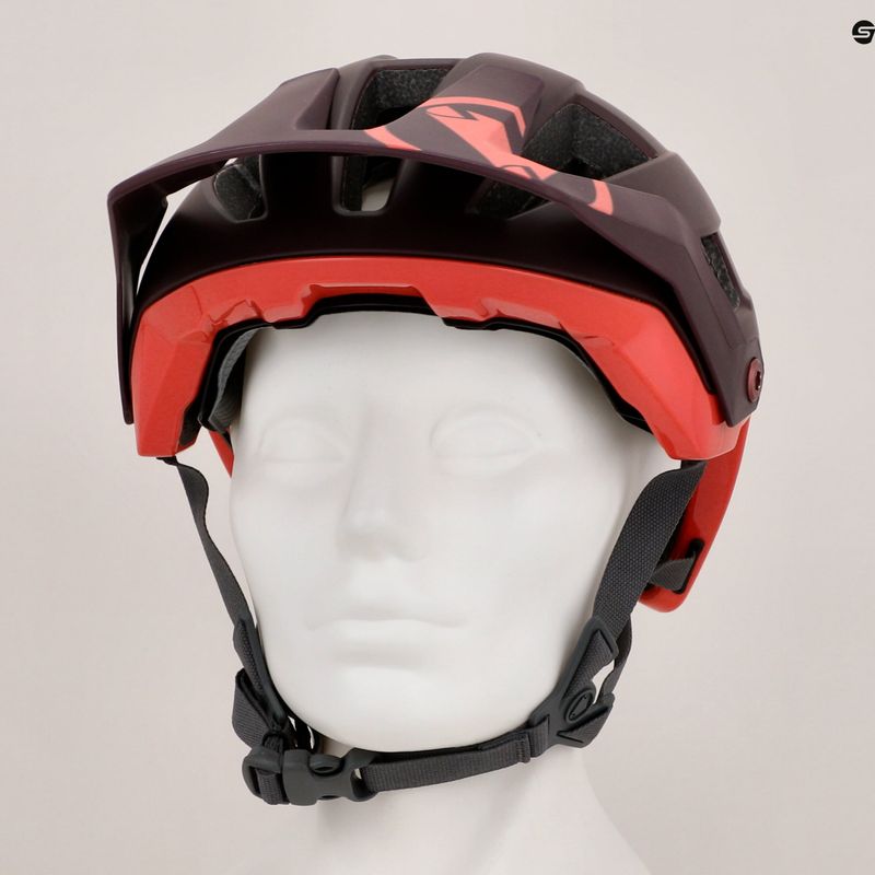 Casco da bicicletta Endura Singletrack MIPS melograno 14