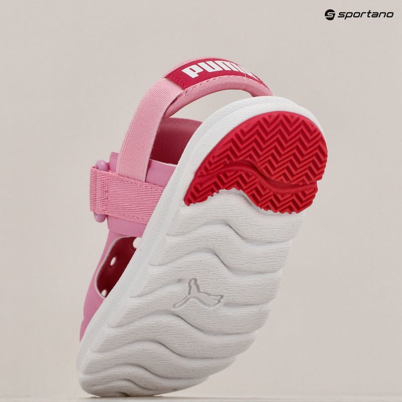 PUMA Evolve AC Inf, sandali per bambini in chiffon lilla/puma bianco/orchid shadow 9