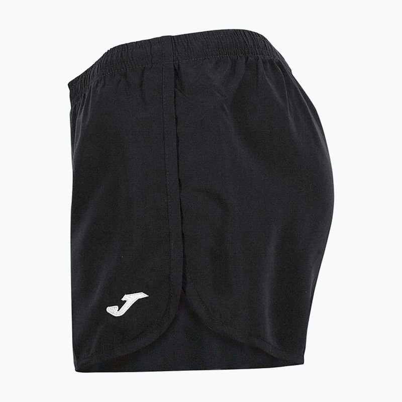 Pantaloncini da corsa Joma Ibiza da donna, nero 2