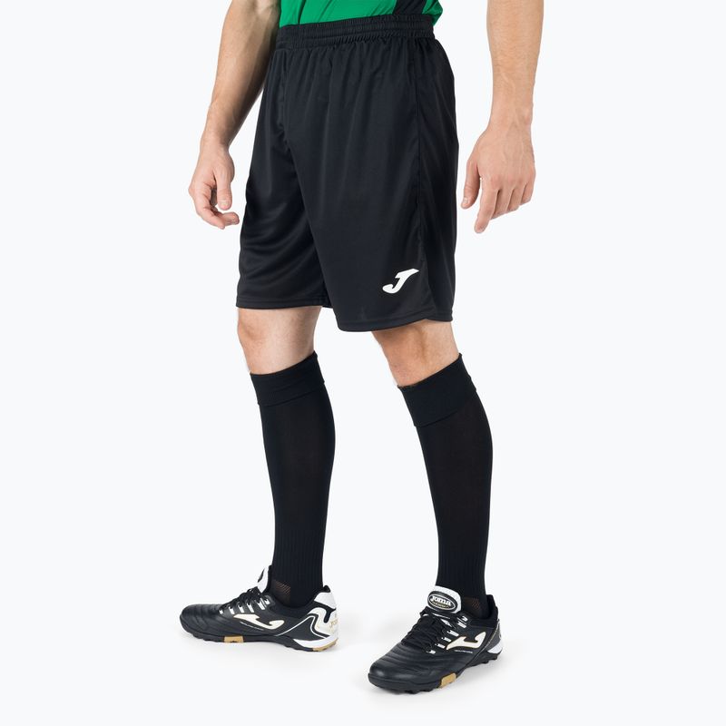 Pantaloncini da calcio Joma Nobel da uomo, nero 2