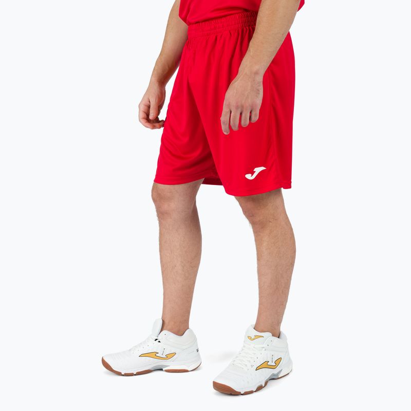 Pantaloncini da calcio Joma Nobel rossi da uomo 2