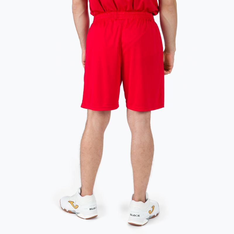 Pantaloncini da calcio Joma Nobel rossi da uomo 3