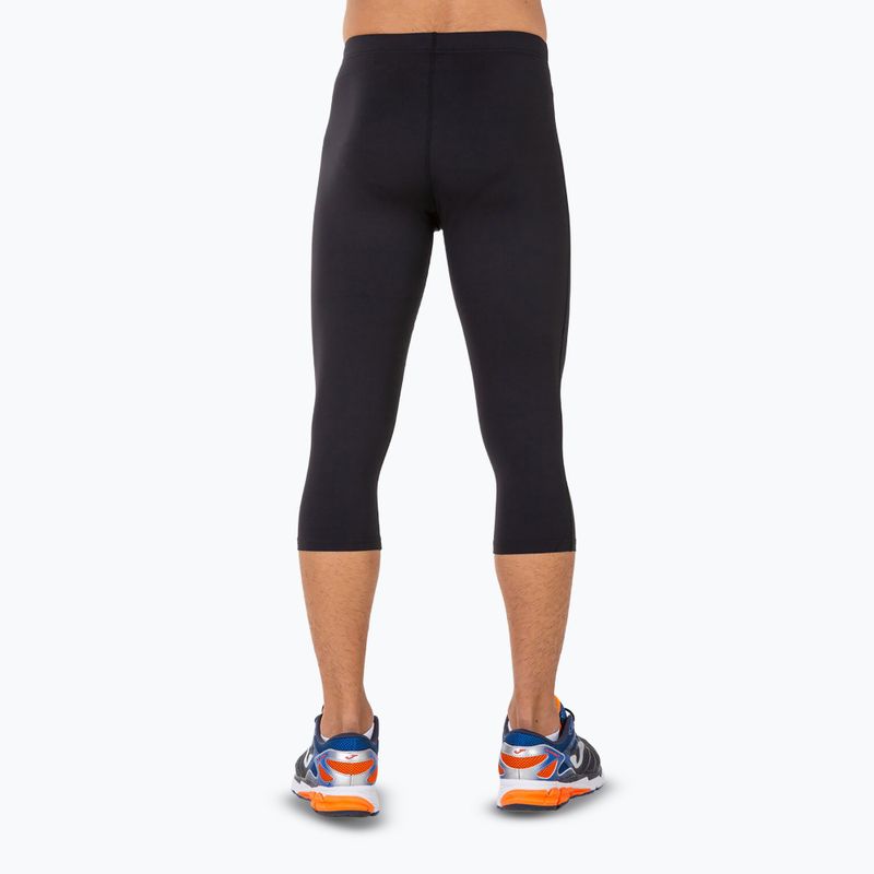 Leggings da allenamento Joma Record 3/4 da uomo, nero 2