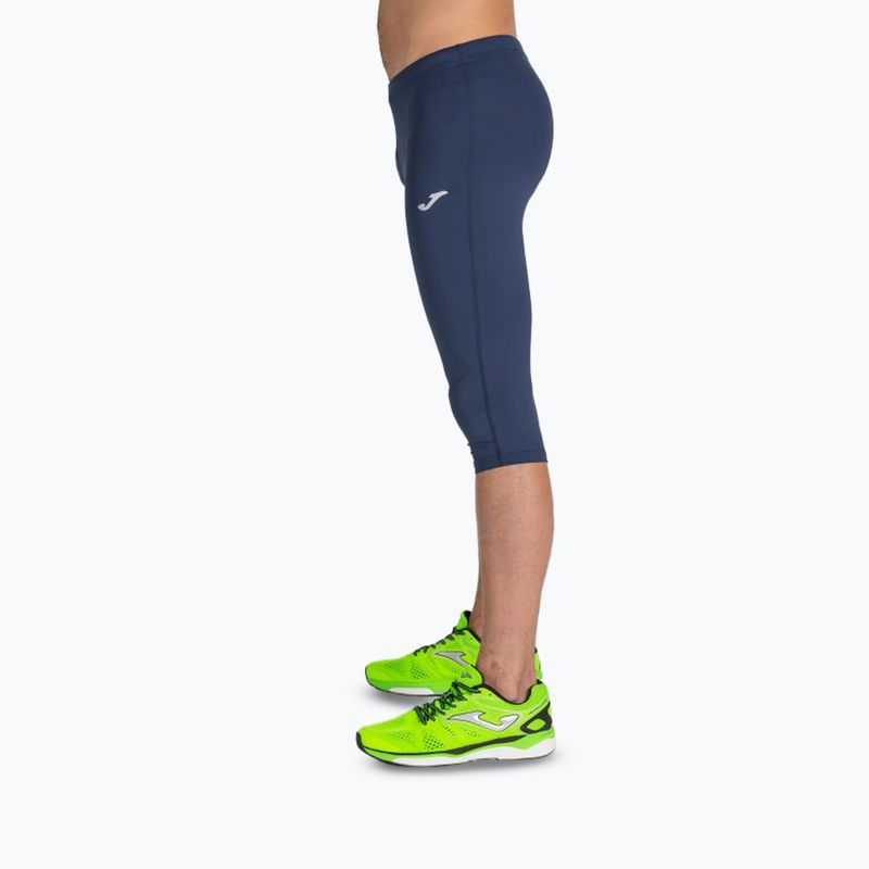 Leggings da allenamento Joma Record 3/4 da uomo, navy 5