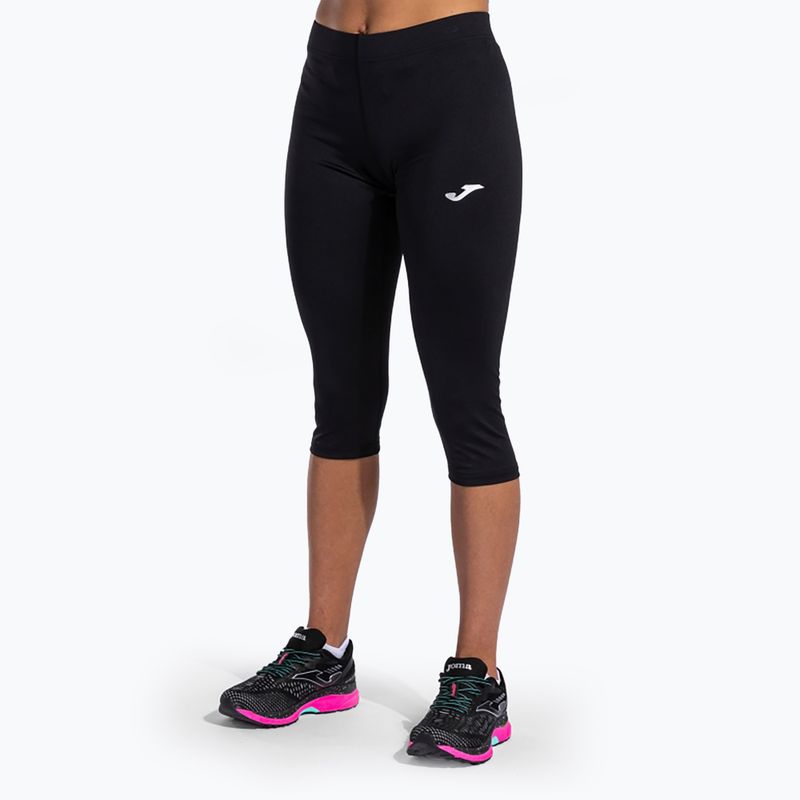 Leggings running donna Joma Olimpia 3/4 nero 2