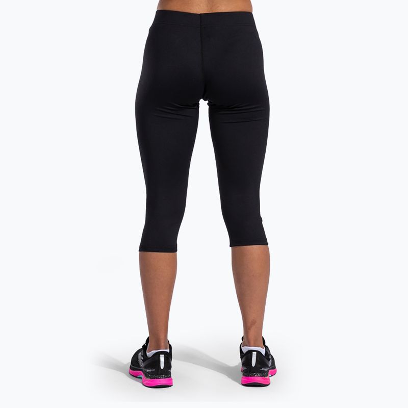 Leggings running donna Joma Olimpia 3/4 nero 3