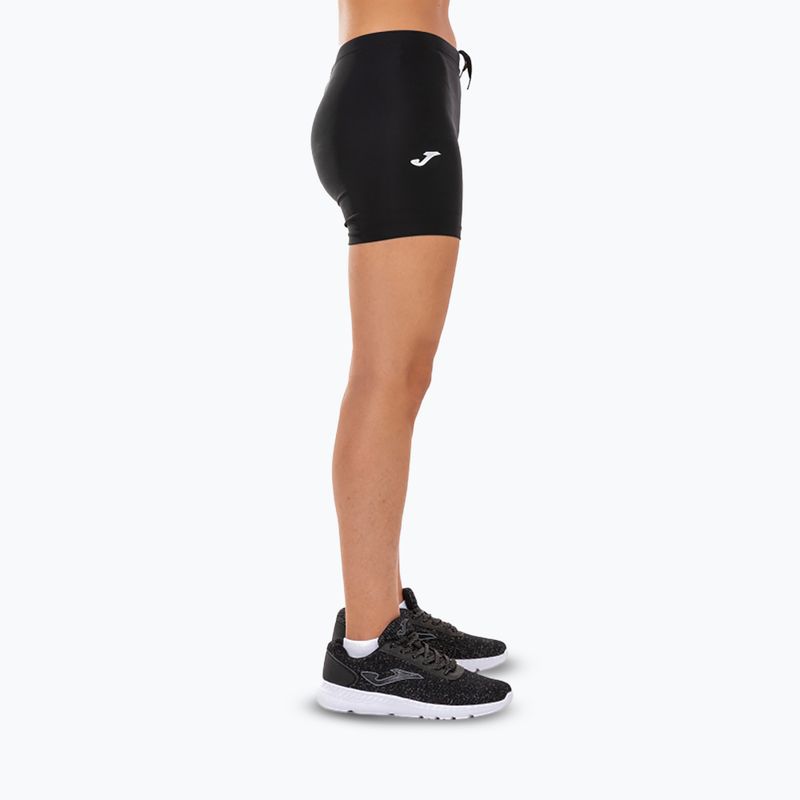 Pantaloncini da corsa da donna Joma Lycra nero 3