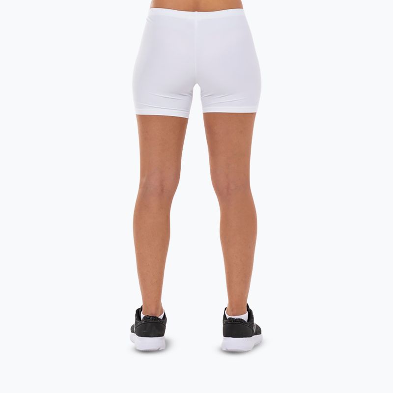 Pantaloncini da corsa da donna Joma Lycra bianco 2