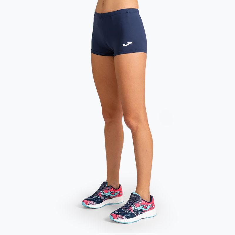 Pantaloncini da corsa Joma Elastic da donna, blu scuro 2