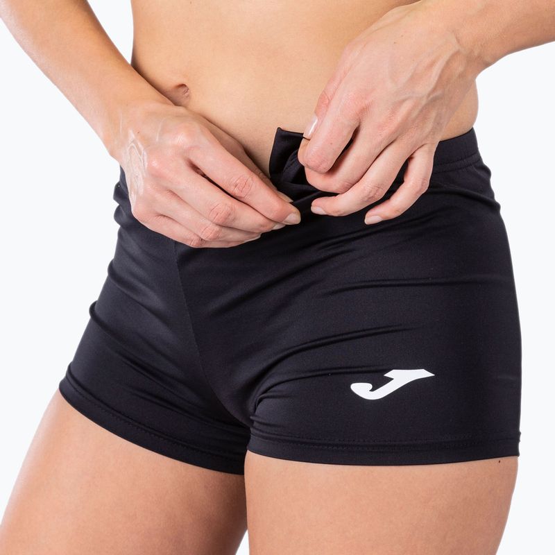 Pantaloncini da corsa da donna Joma Elastic Short nero 5