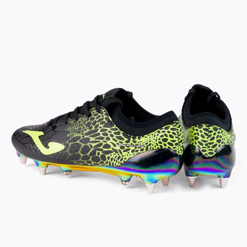 Scarpe da calcio Joma Propulsion Lite SG da uomo, nero 3