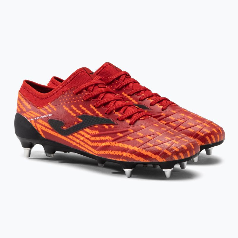 Scarpe da calcio Joma Propulsion Lite SG da uomo, rosso 5