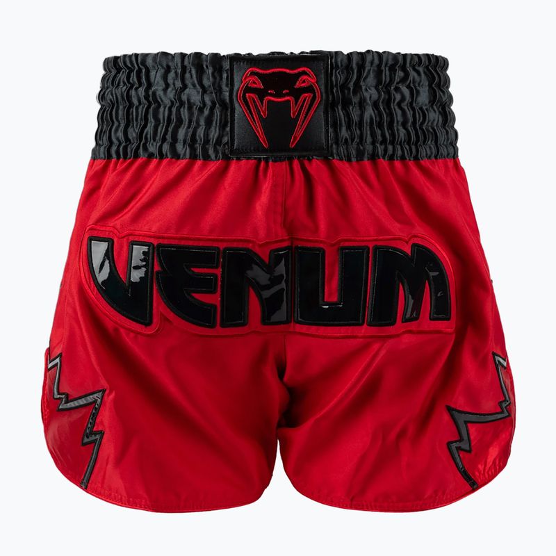 Pantaloncini da allenamento Venum Inferno Muay Thai da uomo rosso/grigio carbone/nero