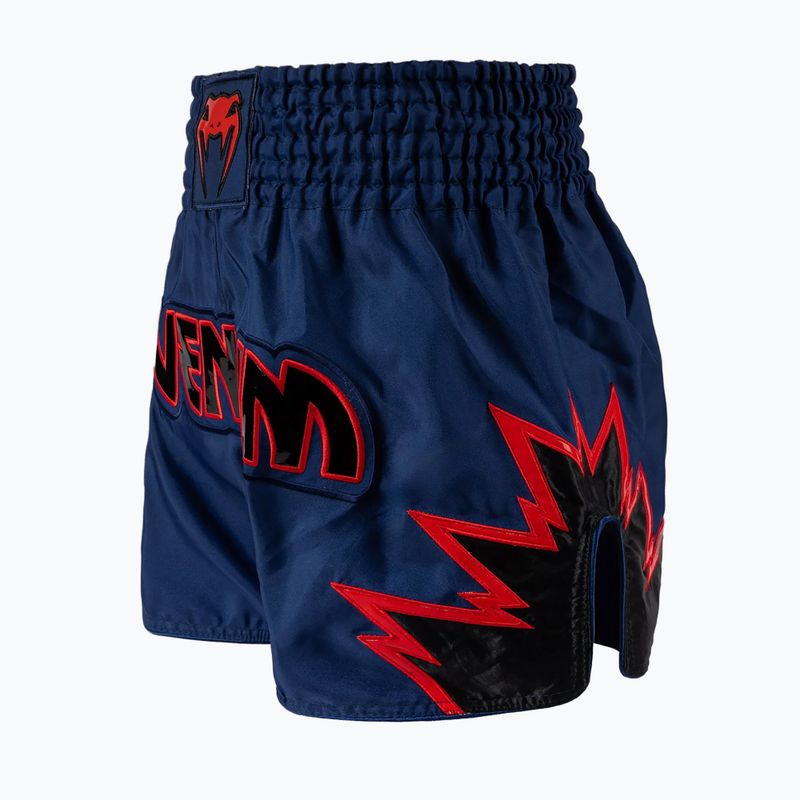 Pantaloncini da allenamento Venum Inferno Muay Thai uomo blu reale/rosso/nero 3