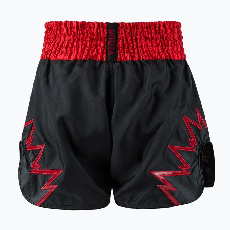 Pantaloncini da allenamento Venum Inferno Muay Thai da uomo grigio antracite/rosso 2