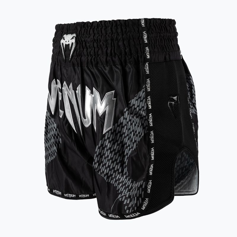 Pantaloncini da allenamento uomo Venum Nexus Muay Thai black/silver 3