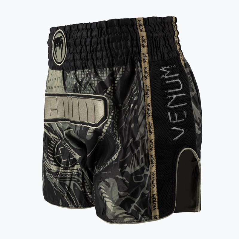 Pantaloncini da allenamento uomo Venum Nexus Invader Muay Thai black/sand 3