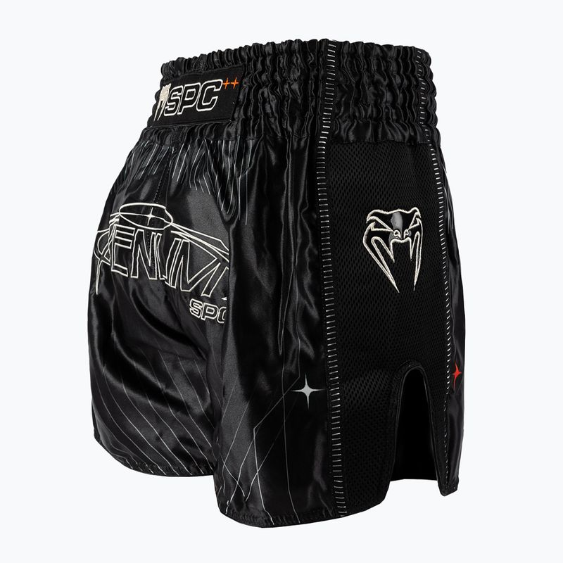 Pantaloncini da allenamento uomo Venum Eclipse Muay Thai black/ivory 4