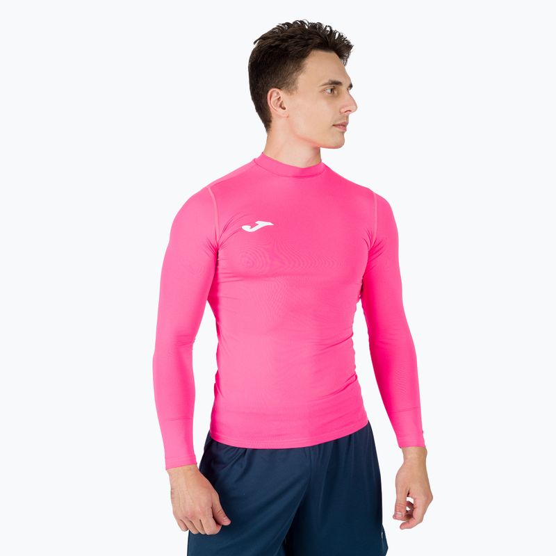 Joma Brama Academy fluor rosa manica lunga termica 2