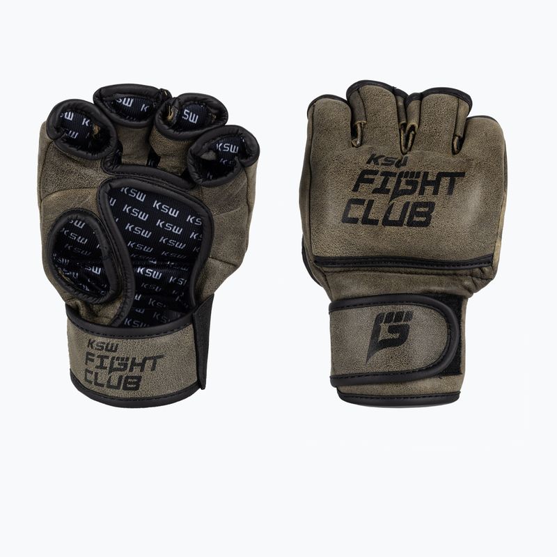 Guanti da grappling marroni KSW Fight Club 3