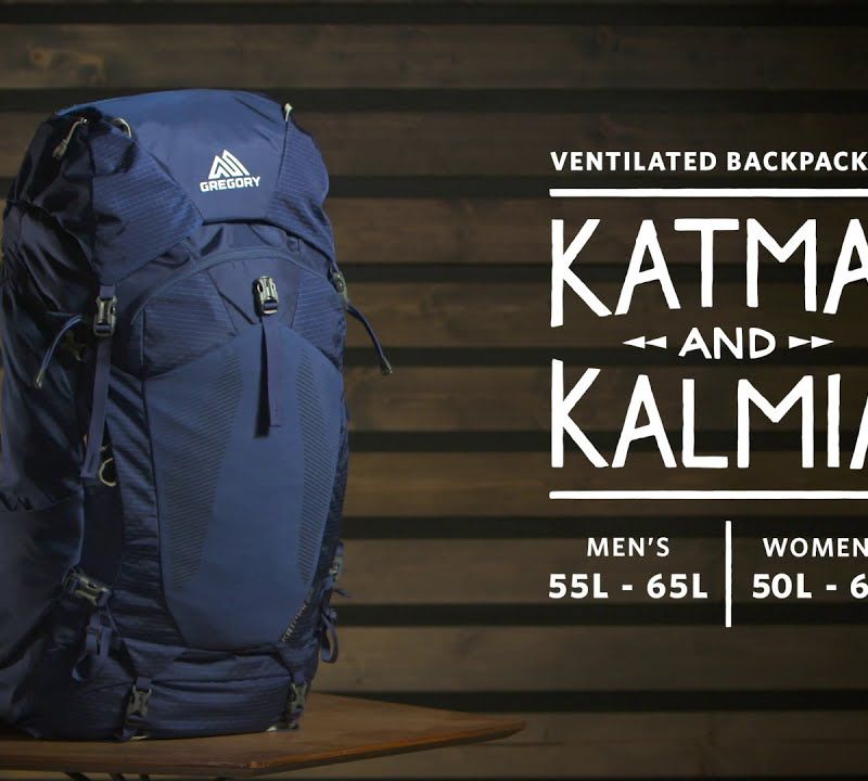Gregory Katmai 55 l M-L zaino da trekking da uomo nero vulcanico 10