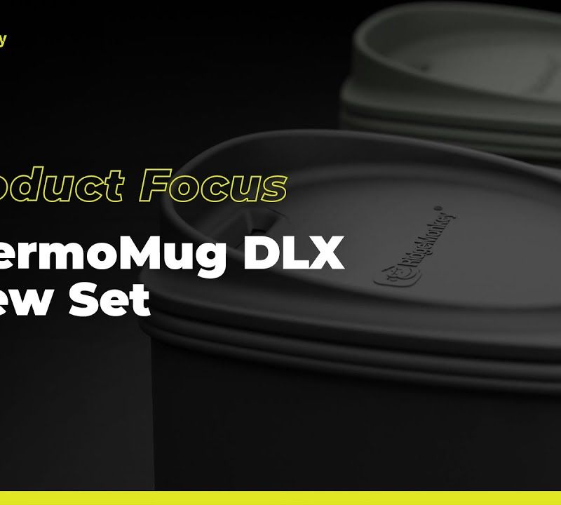 Tazza RidgeMonkey ThermoMug DLX Brew Set grigio RM550 7