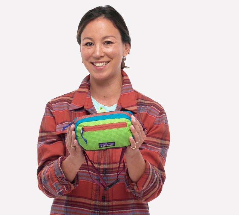 Patagonia Ultralight Black Hole Mini Hip Pack 1 l marsupio patchwork/obsidian plum 4