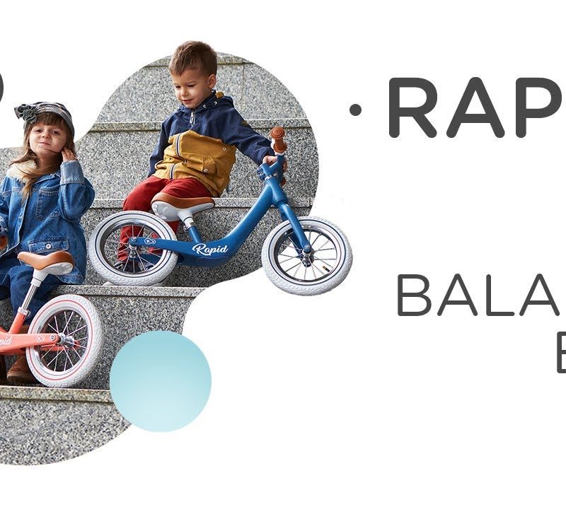 Kinderkraft bicicletta da fondo Rapid blu 8