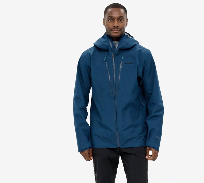 Patagonia giacca antipioggia da uomo Triolet nero 8