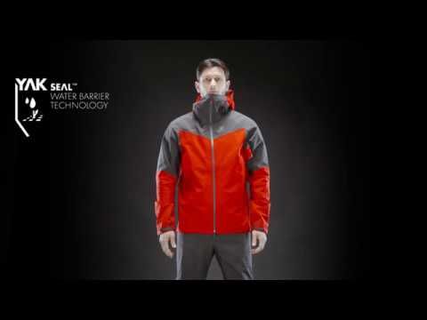 BLACKYAK giacca da pioggia da uomo Barzona rosso fuoco 10