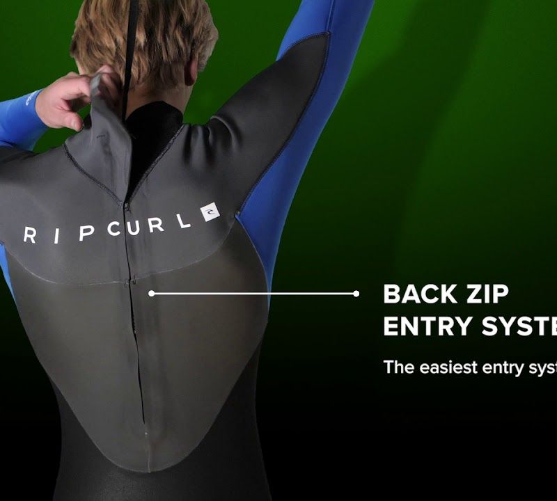 Muta da uomo Rip Curl Omega B/Zip M 4/3 mm GB verde scuro 9