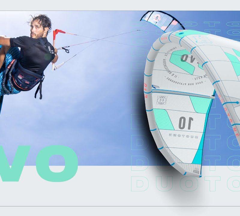 Kitesurf DUOTONE Evo grigio chiaro/blu 4